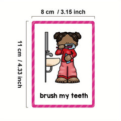 Toddler Flashcards: Daily Routines & Emotions, Preschool Learning