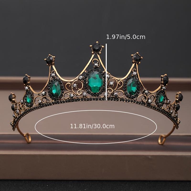 Baroque Rhinestones Crystal Tiaras Bride Wedding Crown