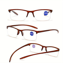 Square Readers Anti Eyestrain Presbyopic Glasses For Women Men