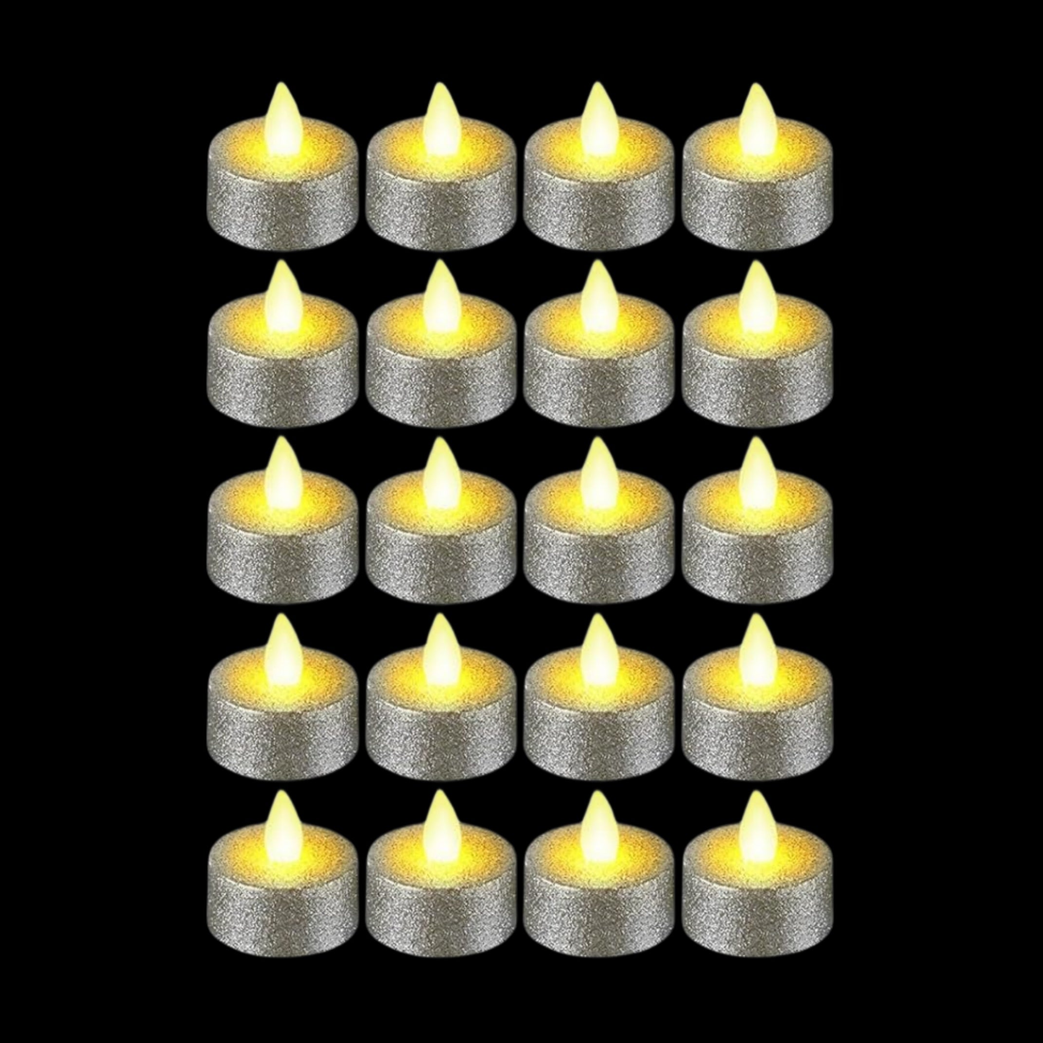 24pcs Electronic Candle LED Tea Wax Smokeless Candle Light