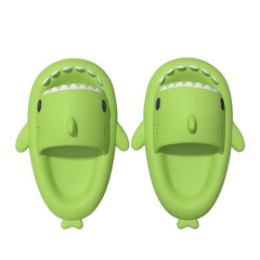 QYA Novelty Shark Slippers Cloud Slides Couple Anime Lightweight Non Slip Shoes