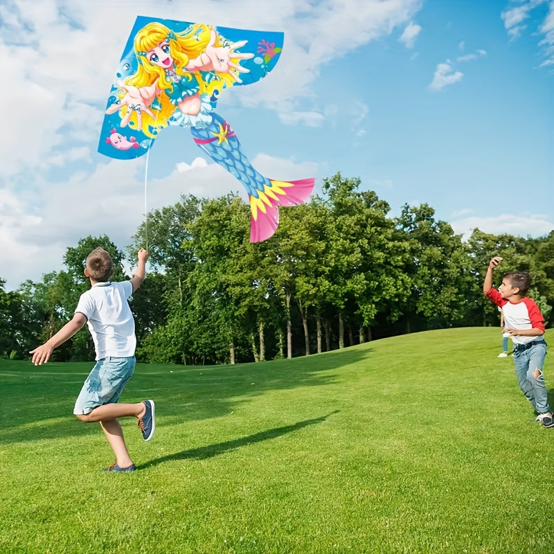 Cartoon Mermaid Kite for Outdoor Fun
