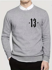 Men's Crew Neck Sweater Casual Warm Mid Stretch Knit Pullover for Fall Winter