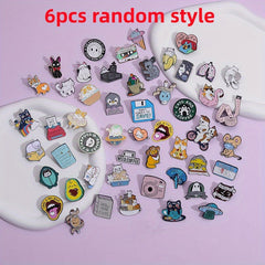 Creative Cartoon English Alphabet Brooch Set