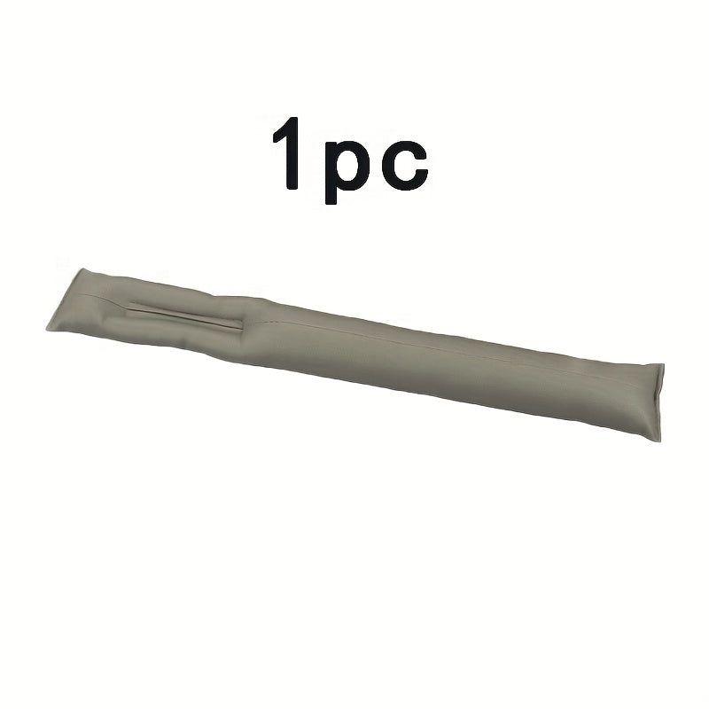 1pc Car Seat Gap Strips PU Leather Filler Side Leak-proof Spacer