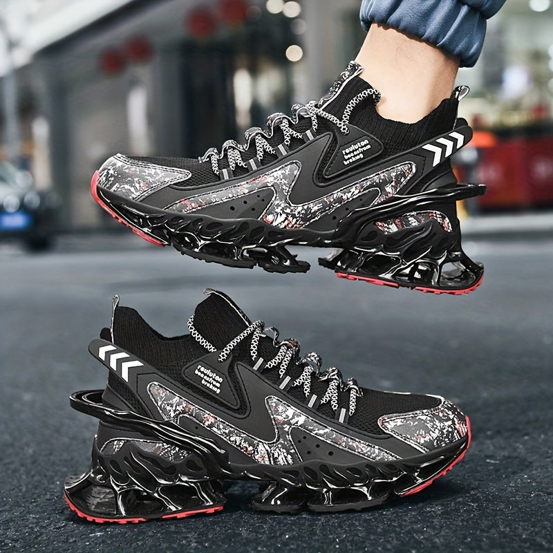 Men's Blade Sneakers Knitted Running Shoes