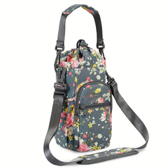 Sports Water Bottle Carrier Sling Bag 1L Capacity & Phone Pocket