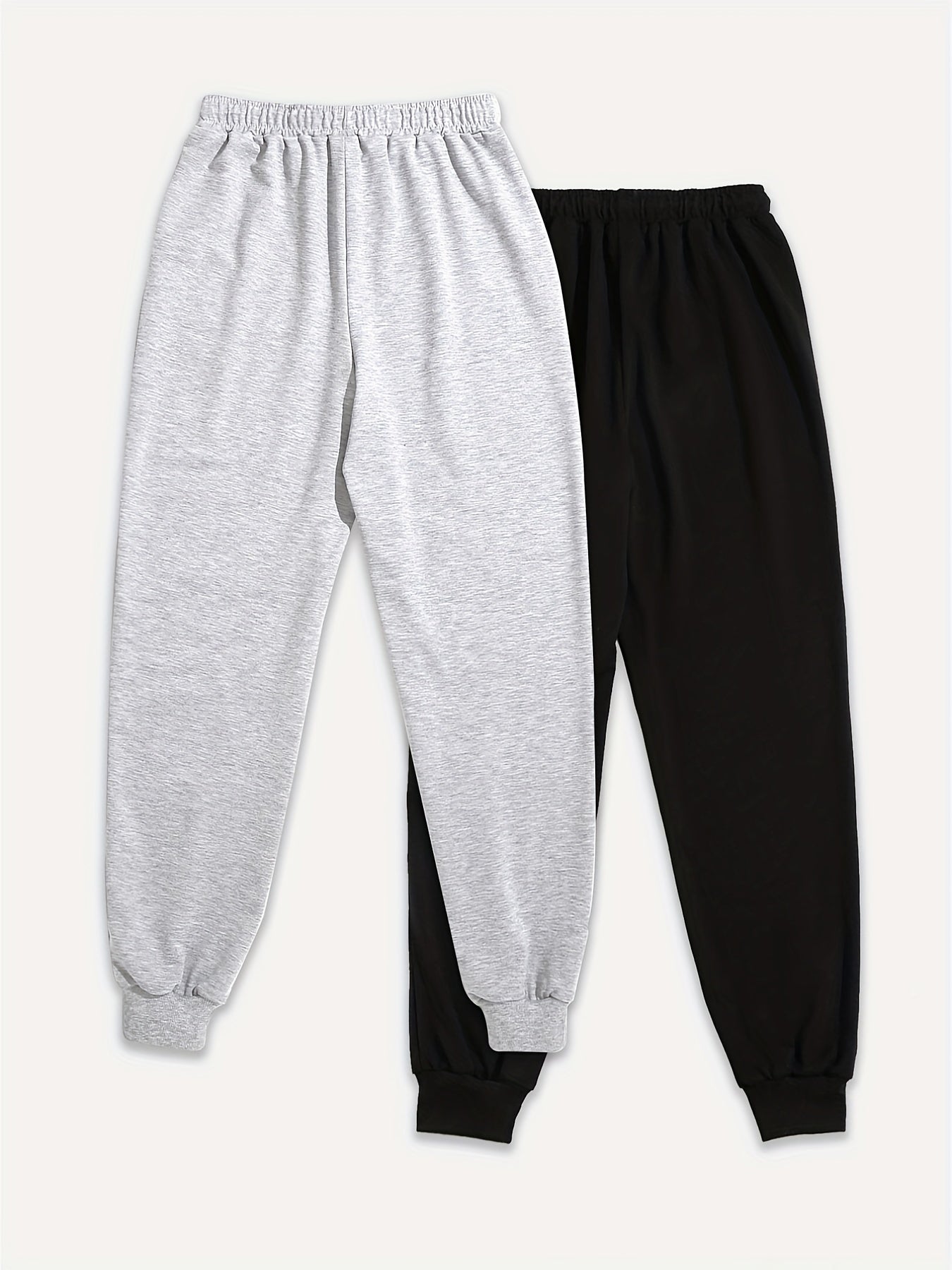2 Pack Plus Size Leopard Print Sports Pants for Women