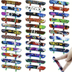 Mini Finger Skateboard Set - Desktop Relaxation Toy for Party Prizes