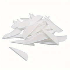 50pcs Arrow Vanes 5.08 Cm Fletching Shield Drop Shape Feather