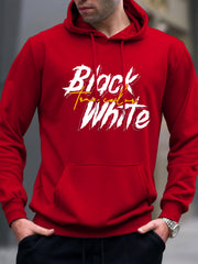 Men's Graphic Print Hoodie Pullover Sweatshirt