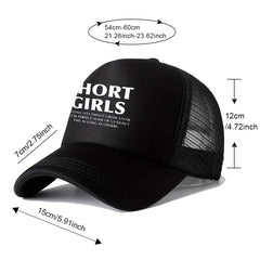 Outdoor Baseball Cap Breathable Mesh Letter Print Dad Hat