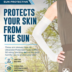 UPF50 Mosquito Repellent Arm Sleeves