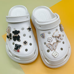 Bling Shoe Decoration Charms With Chains For Clog & Sandal