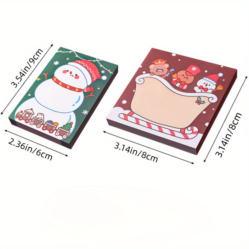 Christmas Note Pad for Students - Message Notepad for Office - 50 Sheets