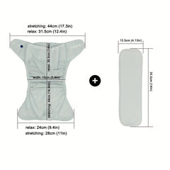 Breathable Diaper Pants & Microfiber Pad Set for Baby Training Pants