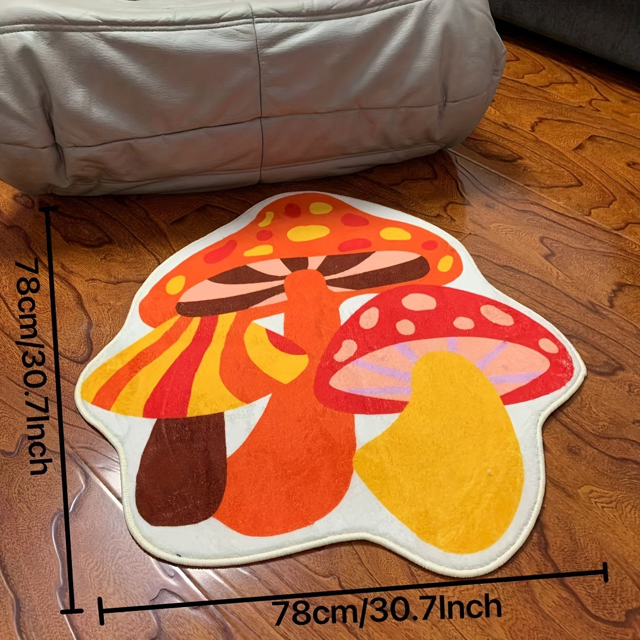 Creative Halloween Area Rug Soft Fluffy Mat for Living Room Bedroom