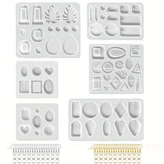 86Pcs DIY Jewelry Earrings Pendant Making Silicone Molds Kit