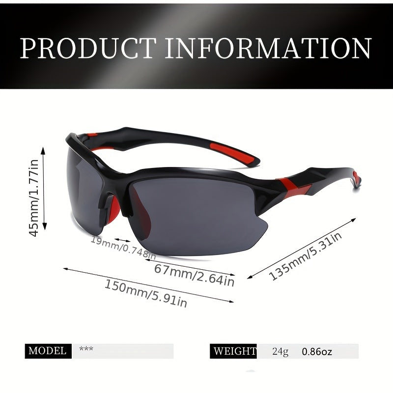Men's Sports Sunglasses UV400 for Golf Fishing Running