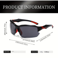 Men's Sports Sunglasses UV400 for Golf Fishing Running