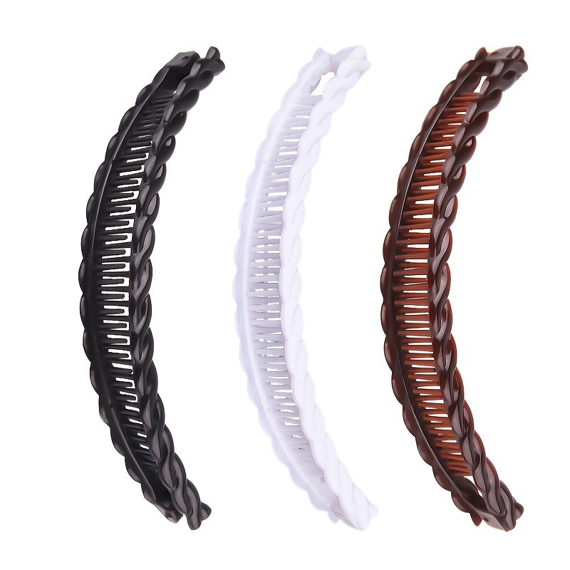 Banana Clip For Women Girls Nonslip Hair Clip Ponytail Holder Hair Accessories