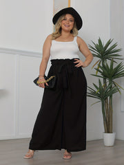  Wide Leg Pants With Belt