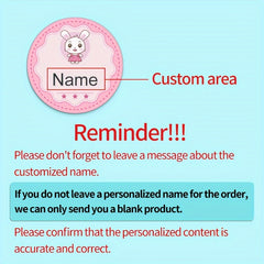 Custom Iron-on Name Labels for Clothing Personalized Marking