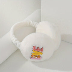 Women's Cartoon Earmuffs Warm & Soft Polyester Hand Washable