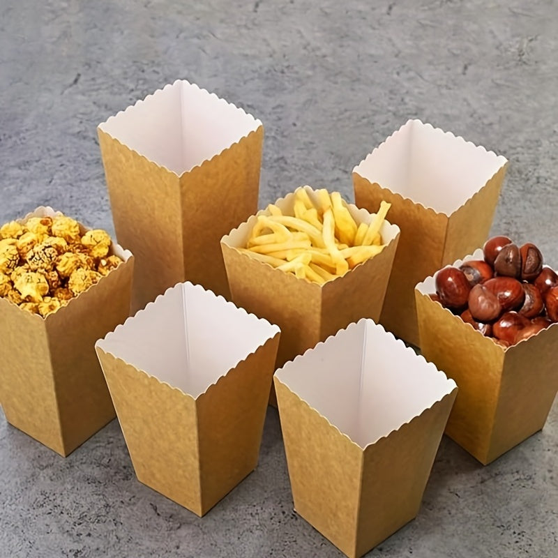 10pcs Popcorn & Chicken Rice Flower Packaging Box