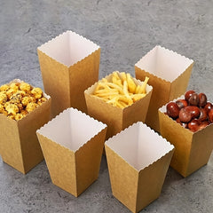 10pcs Popcorn & Chicken Rice Flower Packaging Box