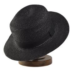 Handwoven Grass Jazz Cowboy Hat Seaside Vacation Sunshade Straw Hat