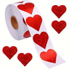500pcs Love Sticker Sealing Sticker 8 Patterns Adhesive Label
