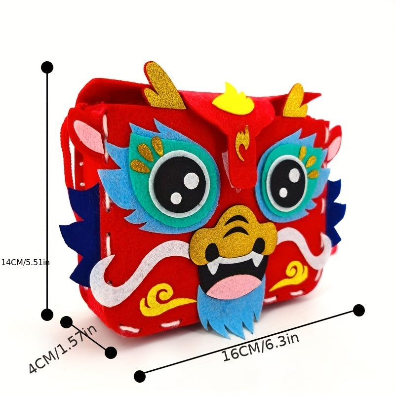 Parent Child Kindergarten Children's Handcraft Bag Non-woven Fabric Toy DIY
