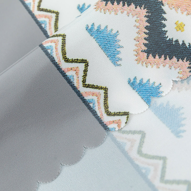 Waterproof Grey Table Runner Odourless Fabric TPU Tablecloth
