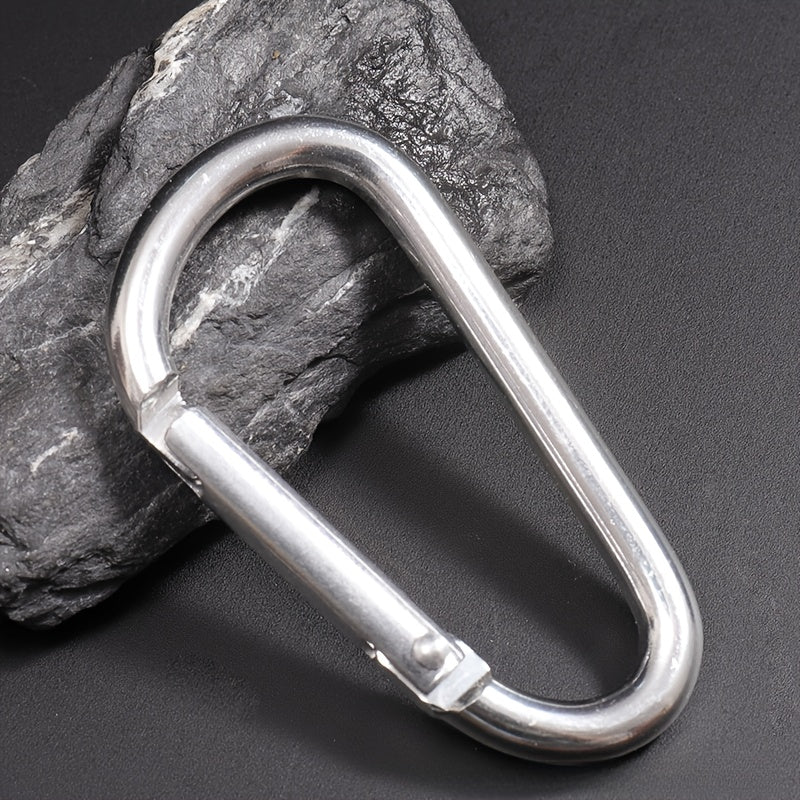 Aluminum Climbing Hook D Carabiner for Camping Hammocks 2.5"