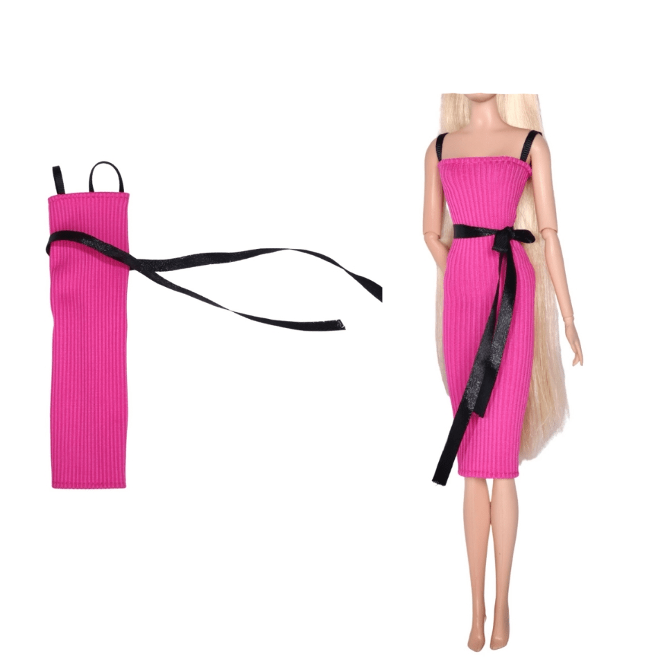 Elegant Tight Fitting Dress for 1 6 Doll