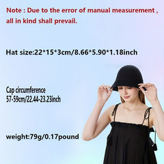 Vintage Striped Bucket Hat Casual Sunshade Basin Hat Fisherman Cap for Women