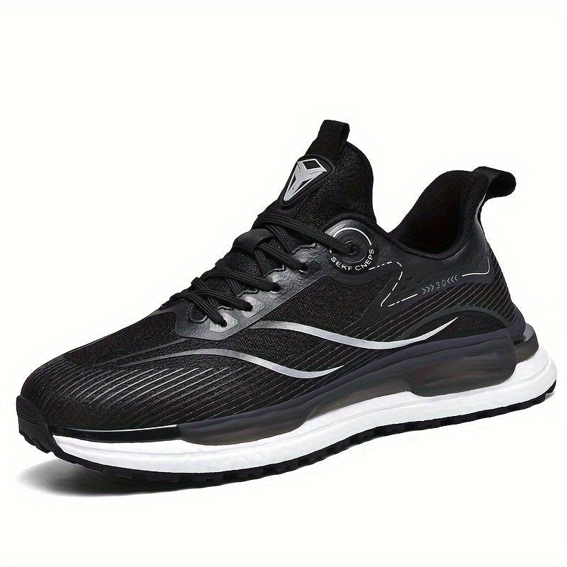 Ombre Shock Absorption Running Shoes Non Slip Lace Up Sneakers