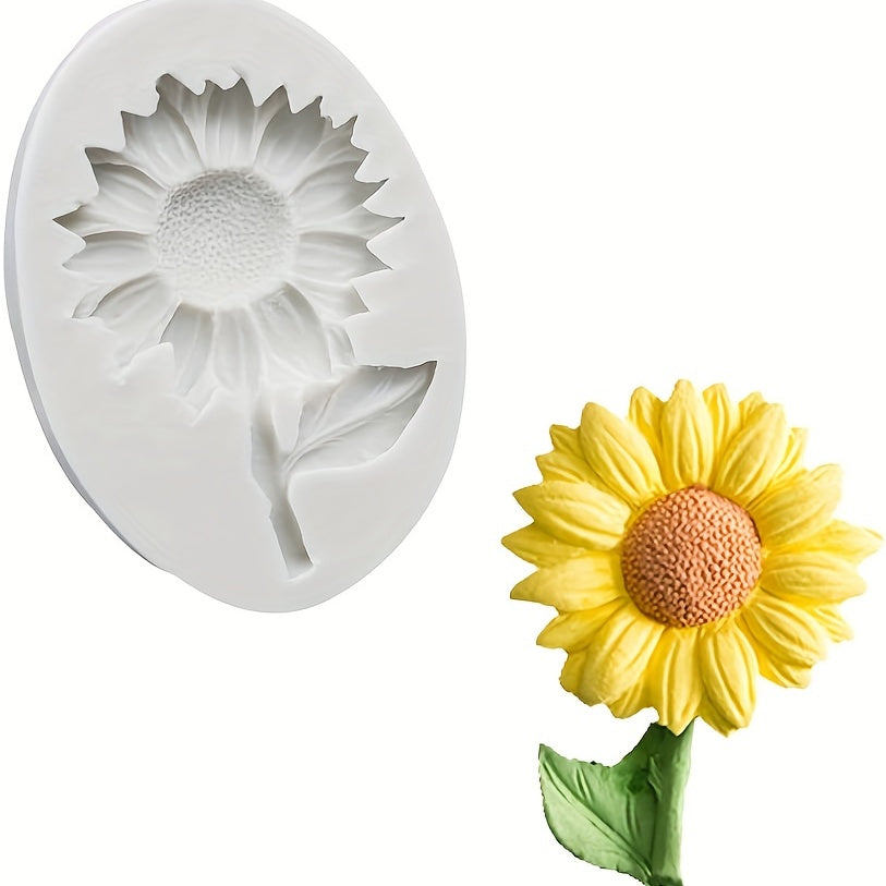 Sunflower Cake Fondant Mold Silicone DIY Chocolate Candy Mold