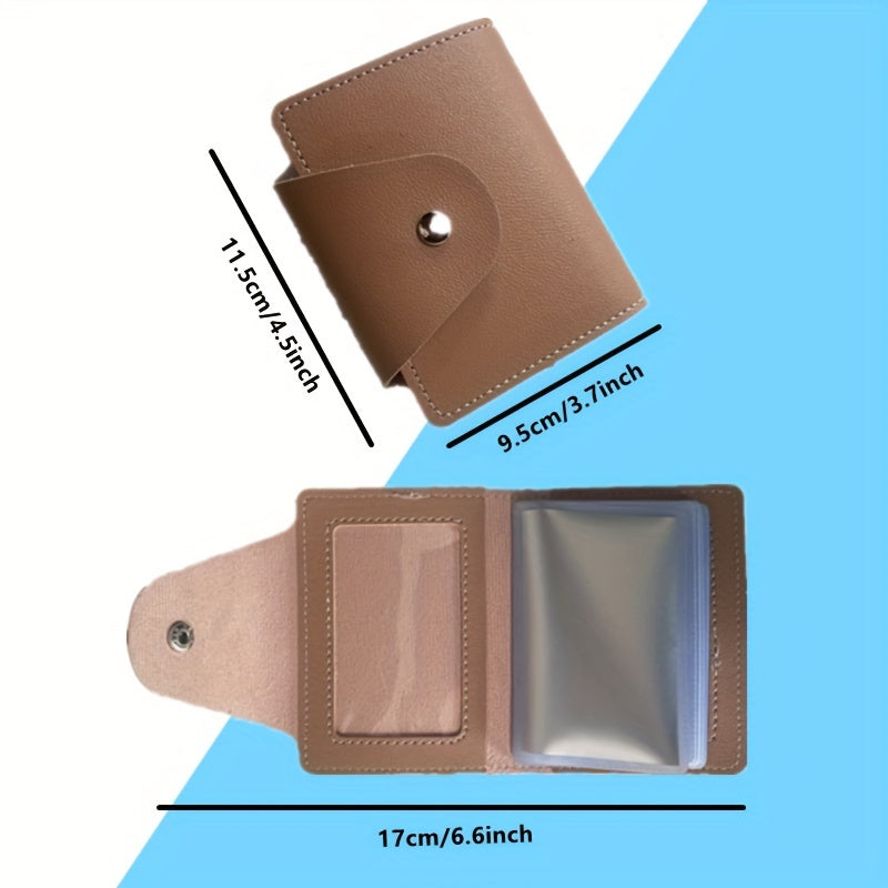 Anti-theft Brush Anti-Magnetic Card Bag with 34+ Card Slots