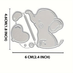 Elephant Animal Metal Cutting Dies for Scrapbooking