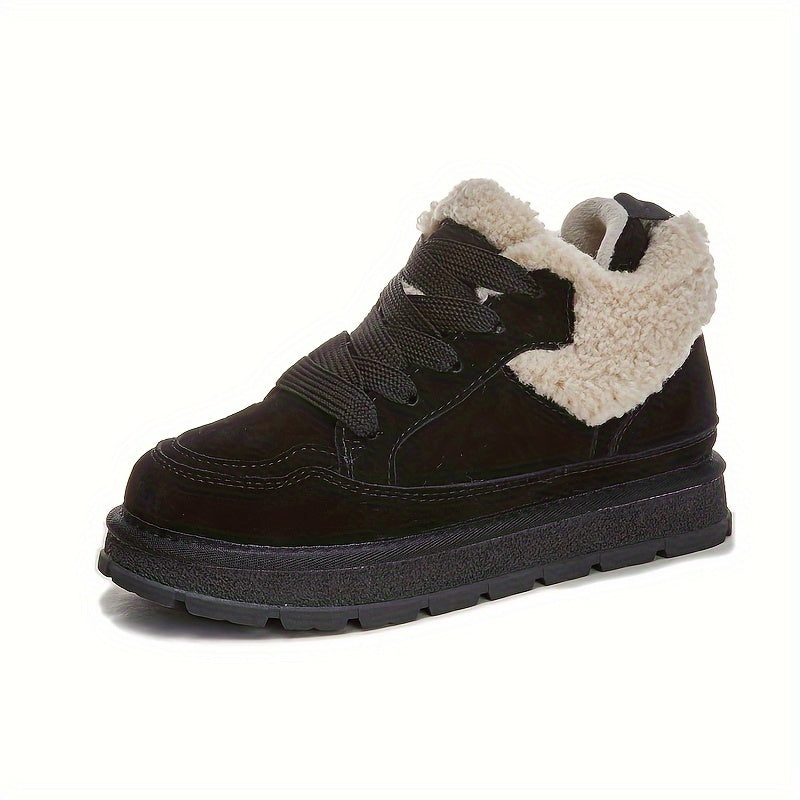 Women's Snow Boots Plus Velvet Flat Casual Warm Boots