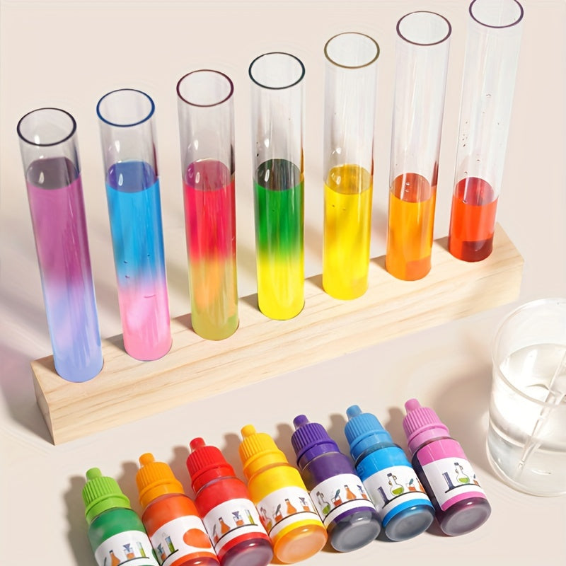 Colorful Test Tube Experiment Set Sensory Learning Science Toy