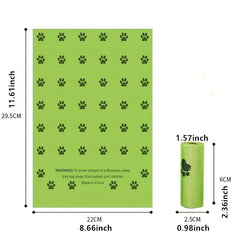 60pcs Dog Poop Bags Thickened Degradable Durable Leak-proof Pet Waste Bags