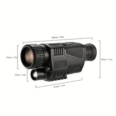 HD 5x40 Night Vision Monocular 3X Digital Zoom Infrared Monocular