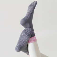 Colorblock Sports Socks Women's Stockings & Hosiery