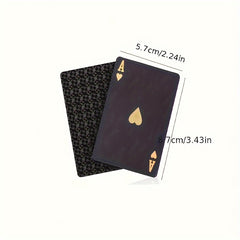 54pcs Waterproof Plastic Playing Cards for Adults Magic Collectors