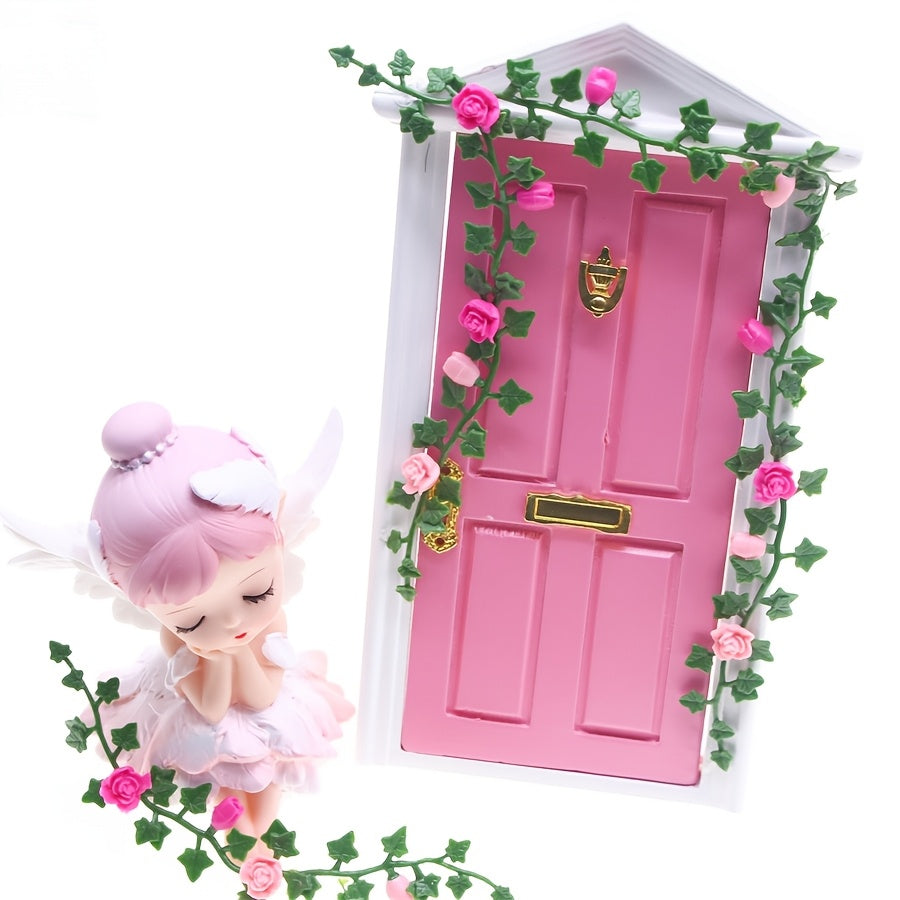 Mini Dollhouse Garden Flower Bed Decor Model Ornament