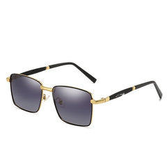 Polarized Sunglasses Men's Driving Fishing Metal Sunshade UV Protection Glasses