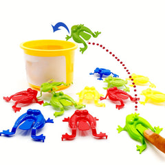 Mini Transparent Frog Jumping Toy 24pcs for Birthday Party and Teaching